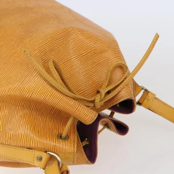 Authentic LOUIS VUITTON Epi Noe Shoulder Bag Tassili Yellow M44009 LV - Picture 13 of 16